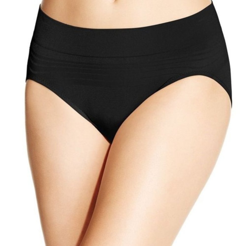 Warners No Pinches No Problems Striped Hi Cut Brief Underwear NWT